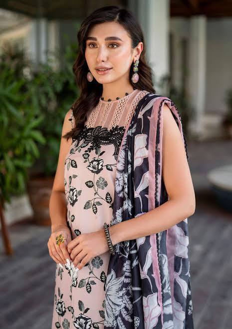 Premium 3PC Embroidered Lawn