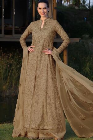 Embroidered Lawn 3pc – Bamber Chiffon Dupatta